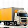 An illustration of boxes being loaded onto a delivery truck, representing efficient distribution and wholesale supply.